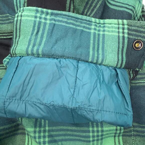 Marmot NWT men's Ridgefield green  plaid sherpa lined shirt jacket size L - Picture 8 of 13